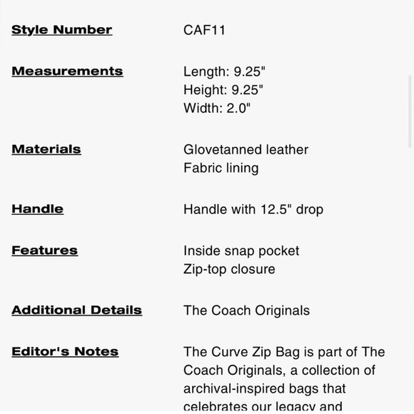 Coach curve zip bag - Picture 11 of 12